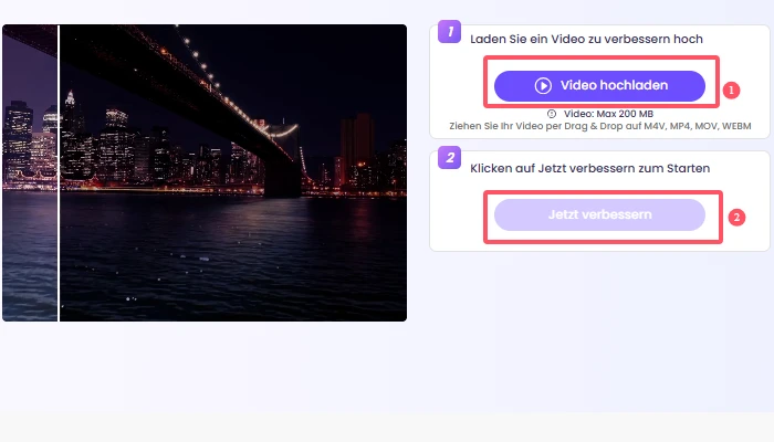 wie vidnoz ki video optimizer nutzen eins