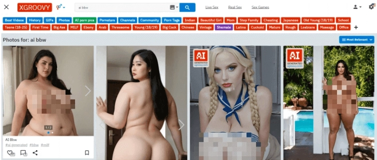 xgroovy bbw pornobilder in verschiedenen stilen