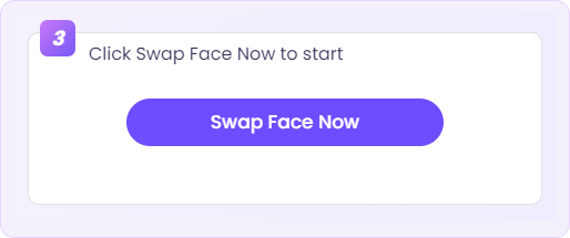 Vidnoz Video Face Swap Schritt 3