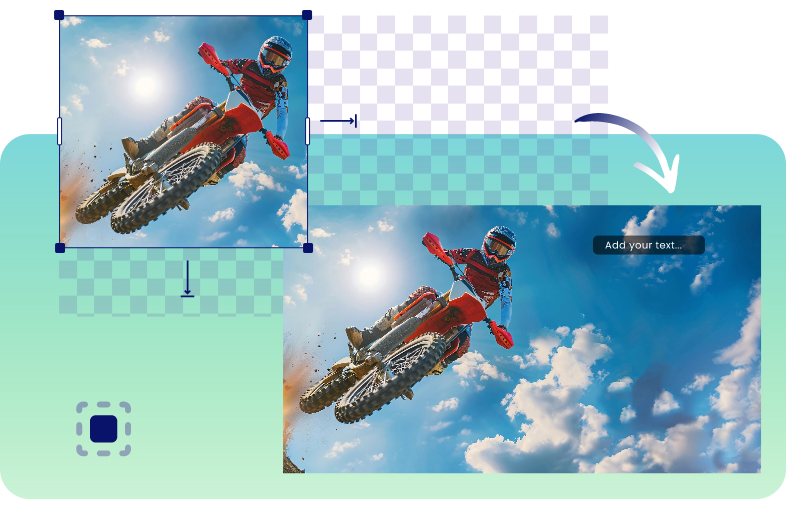 KI Bild erweitern für Grafikdesign