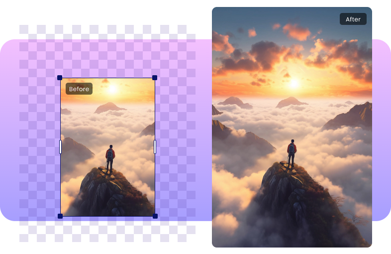 KI Bild erweitern für Fotografie