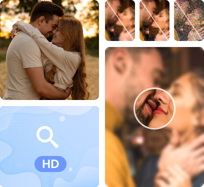 KI-Kussvideo ohne Qualitätsverlust