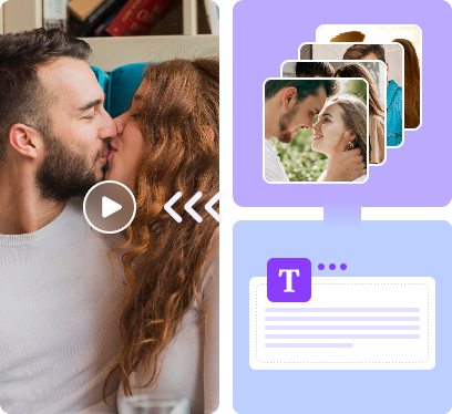 Einfache Umwandlung von Text und Bild in Video