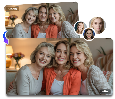 Funktion 3 – Kostenloser Multiple Face Swap