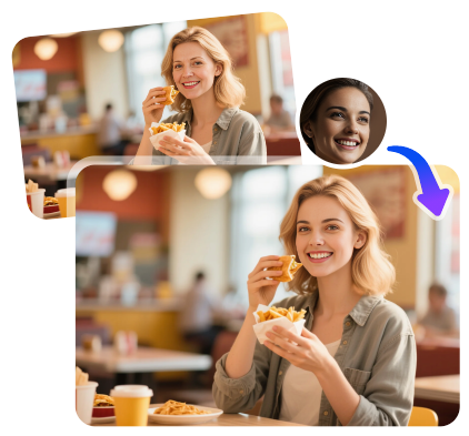 Face Swap für individuelles Marketing