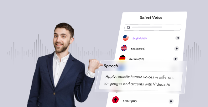 KI-Stimmen mit Vidnoz AI erstellen