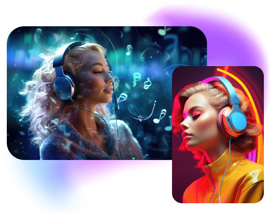 Perfekte Synchronisation von Bildern und KI Musik
