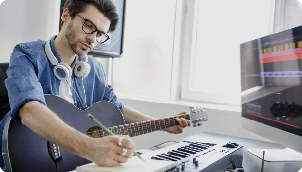 Für Musikprojekte Musikvideos mit KI erstellen
