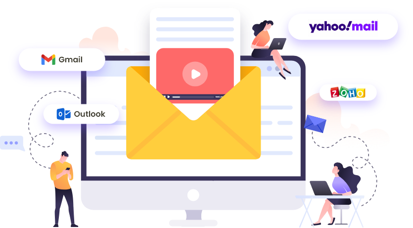 Mail Video Die beste Seite zum Einbetten von Video in E-Mail - Vidnoz Flex